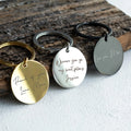 Handwriting Engraved Keychain - Personalized