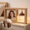 Custom Wooden Photo Book with Light - Gift