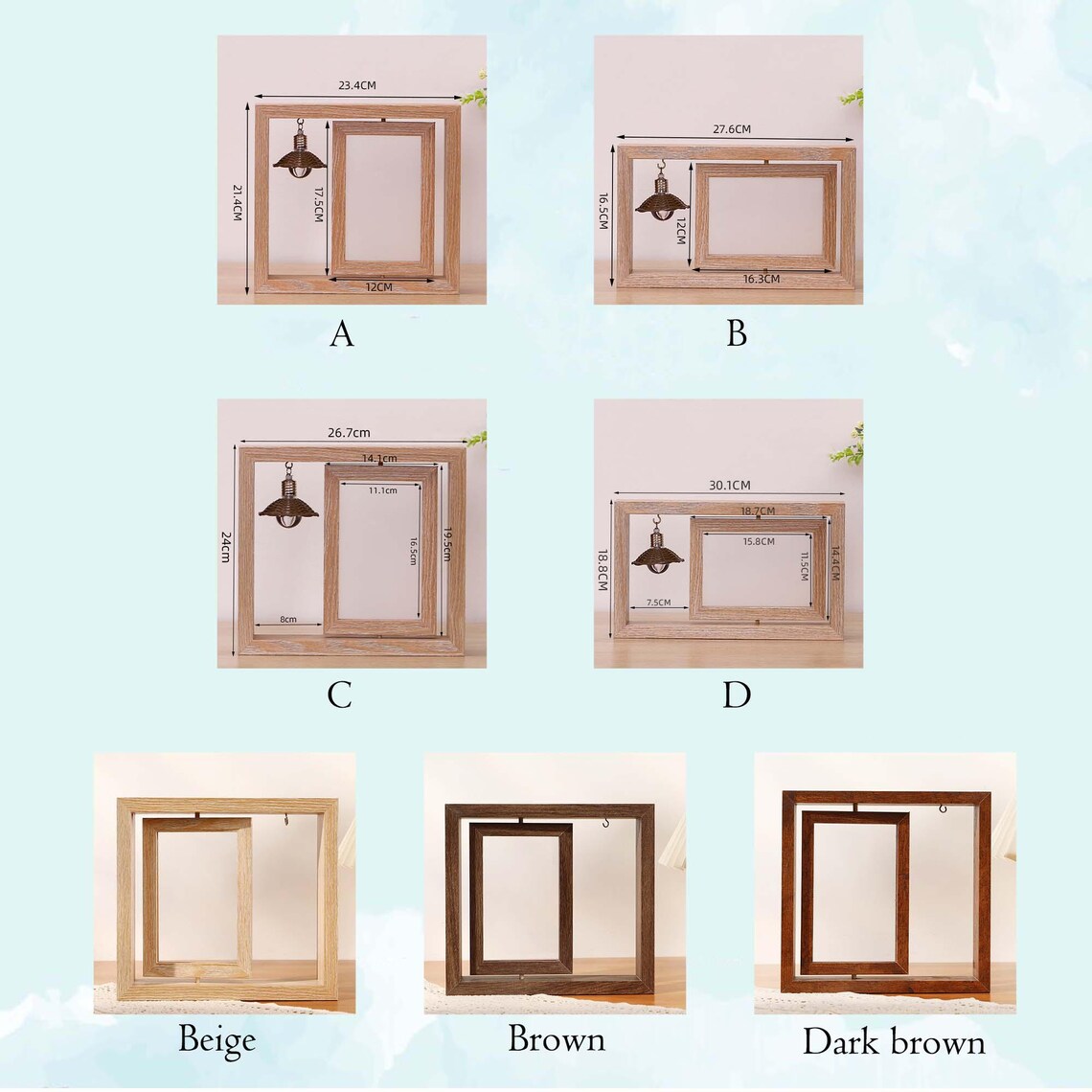 Custom Wooden Photo Book with Light - Gift