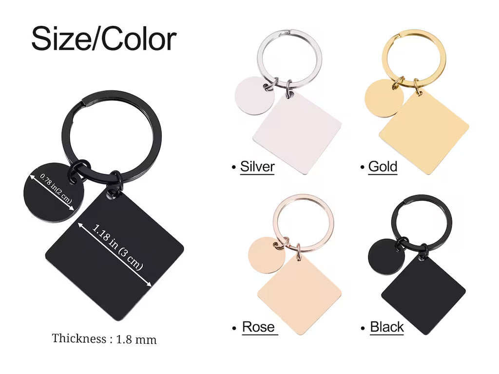 Calendar Keychain - Anniversary Date Gift