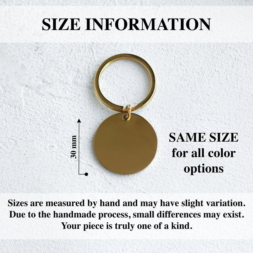 Handwriting Engraved Keychain - Personalized