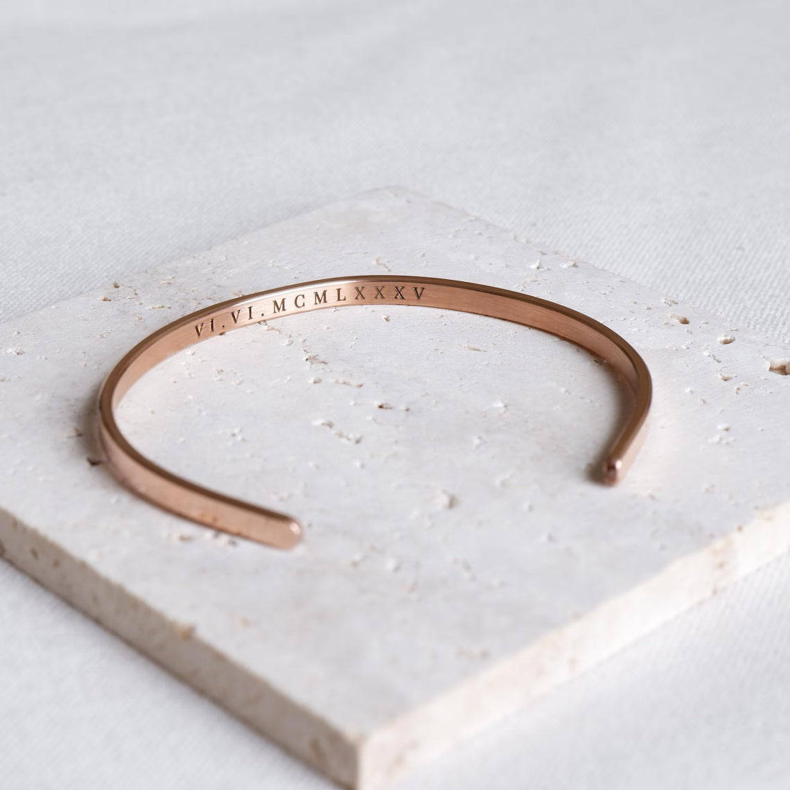 Engraved Cuff Bangle - Custom Message Gift